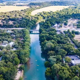aerial river view